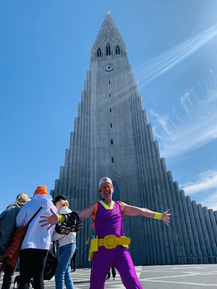 Loved hanging out with <a href="/gurududu/">Guru Dudu</a> as he spread joy in Iceland with silent disco flash mobbing🕺Big thanks to Reykjavik Arts Festival <a href="/listahatid/">Listahátíð í Reykjavík | Reykjavik Arts Festival</a> <a href="/VigdisJak/">Vigdís Jakobsdóttir</a> for bringing fab🇦🇺 talent to Iceland 🇮🇸