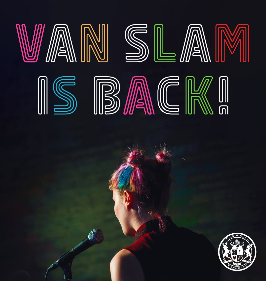 Van Slam is Back! Our new home is Next Door, 636 Venables. You can also perform or watch online! Doors at 7, Show at 8 In-person tickets slicevancouver.ca/shop/special-e…... Online tickets vancouverpoetryhouse.eventbrite.ca