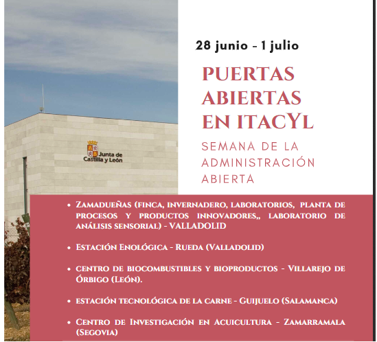 ITACYL's tweet photo. Un año más, nos sumanos a la Semana de la Administración Abierta y abrimos las puertas de nuestros centros para dar a conocer nuestro trabajo ¡Ven a vernos! 

📅 del 28 de junio al 1 de julio 
ℹ️ Info inscripciones 👉https://t.co/nIPXJzWwuM

#ITACyL #OpenGovWeek https://t.co/PCRtMkVhXb
