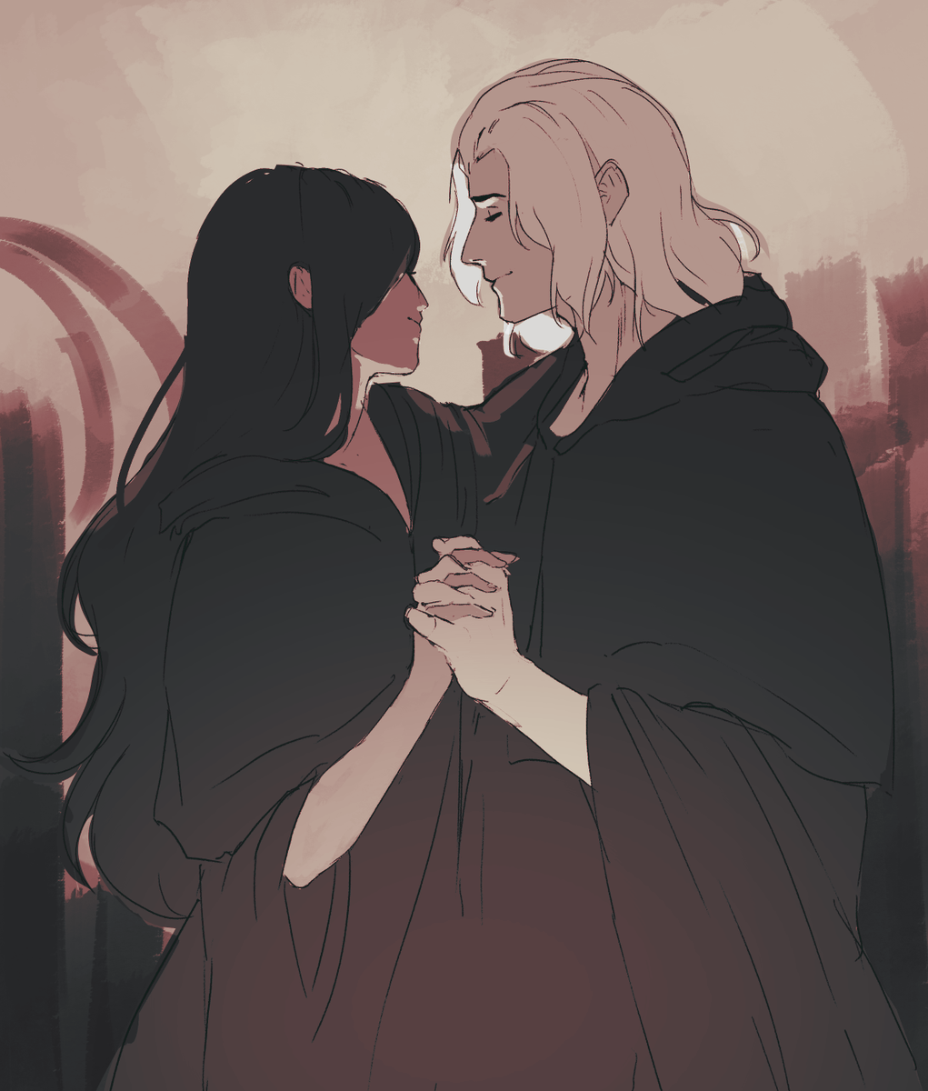 idyllruin's tweet photo. azem and emet-selch https://t.co/M65iyd5vwY