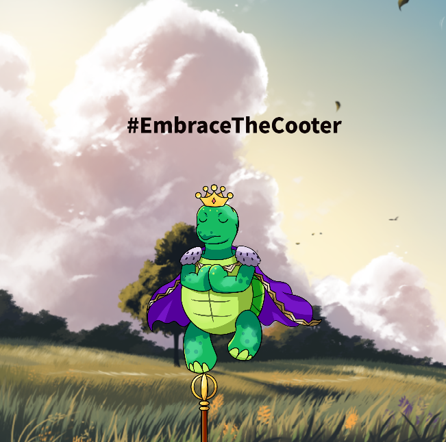 token_cooter's tweet photo. Being Patient is One of the Many Things That Make the Cooter So Good When You Finally Get It! #EmbraceTheCooter #EmbracingTheCooter #HoldYourCooter #BSCGem #BSC #COOT #CooterKing #NFTs #Game $COOT #HODL #turtle #cryptocurrencies #cryptocurrency https://t.co/1jeF4FA6Mv