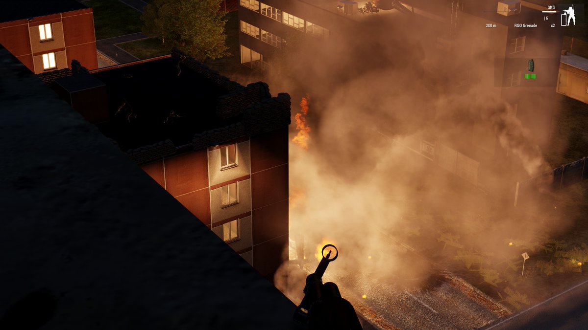 ark_arma's tweet photo. 1) Inspecting the drone that's about to be used for UXO disposal 2) A local Chernarus policeman looking at a crashed Mi-2 wreck while defending the local neighbourhood 3) Doing a last stand before the enemy rushes inside. Highlights from our 11th June #arma3 session #arma https://t.co/071q3Vg53s