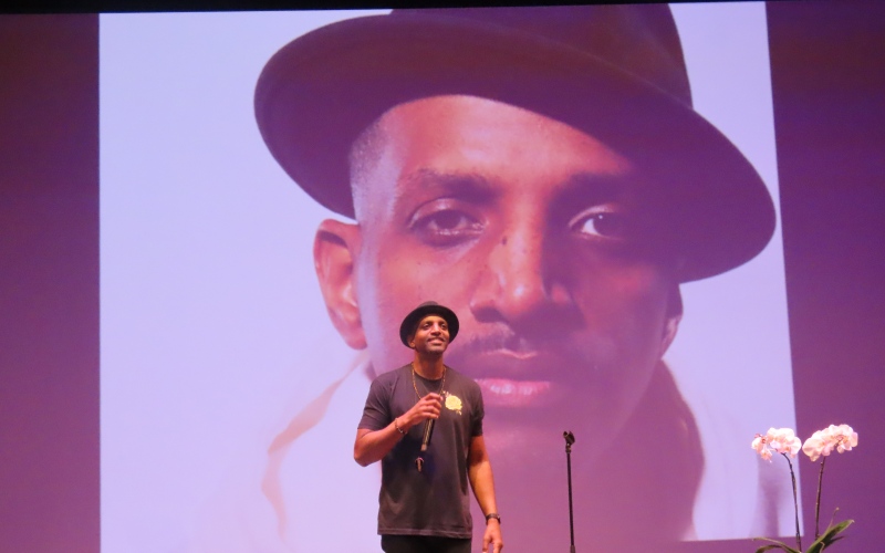 'We all have a divine purpose,' J. Ivy said. 'We all are a part of something so much bigger. Make sure you love yourself so you can extend that love."

Thank you @eyeonsunvalley for the feature on award-winning poet @j_ivy! 

#jivy #spokenword #poetry #art#music #wellness #health