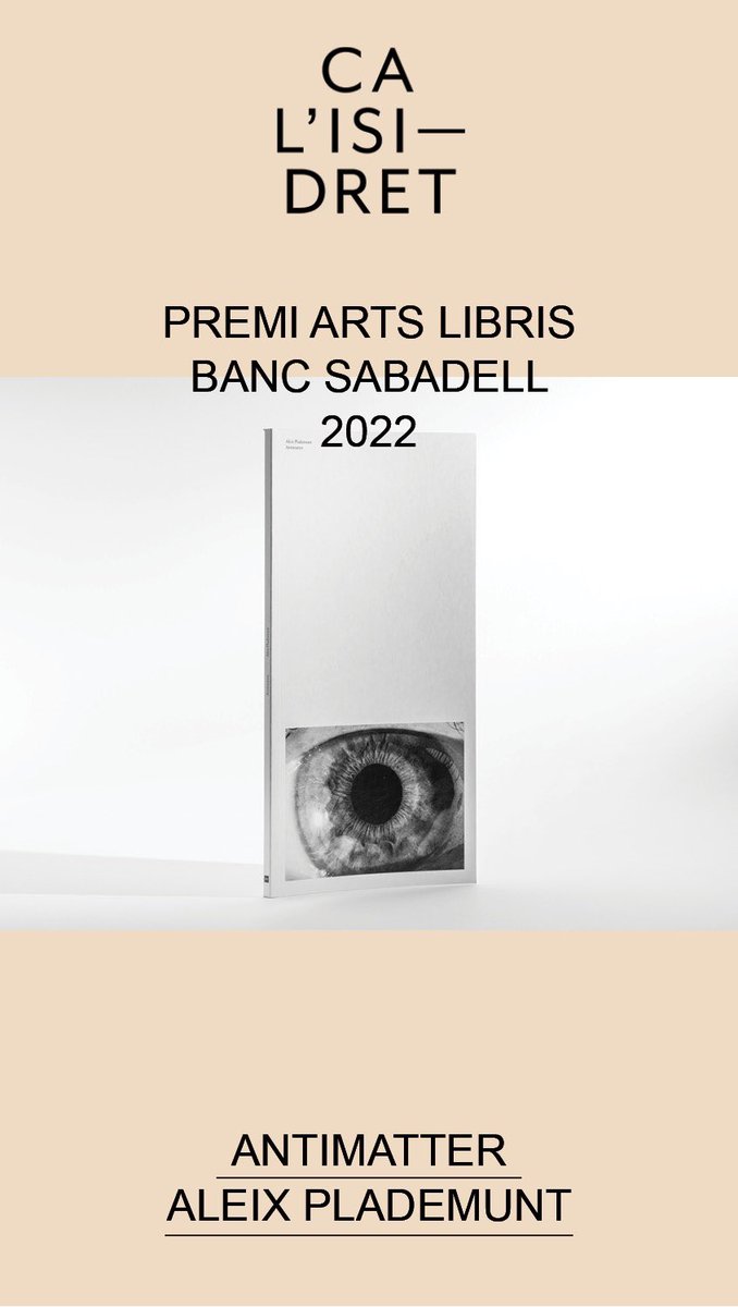 ANTIMATTER d’<a href="/aleixplademunt/">Aleix Plademunt</a> Premi <a href="/ArtsLibris/">ArtsLibris Barcelona · Madrid · Lisboa</a> 2022