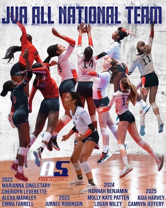 Congrats to the 10 Athletes that were named to the 2022 JVA All National Teams!  
.
.
.

#WhyA5 #A5Family #Dom1inate