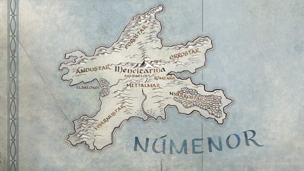 FactsTolkien's tweet photo. Numenor was the island kingdom of the Dúnedain as reward to Men who remained faithful. The Edain were led to #numenor by Elros the Half-elven and brother of Elrond. #tolkienfact #LOTRROP #Elrond https://t.co/aRiErrtzPW