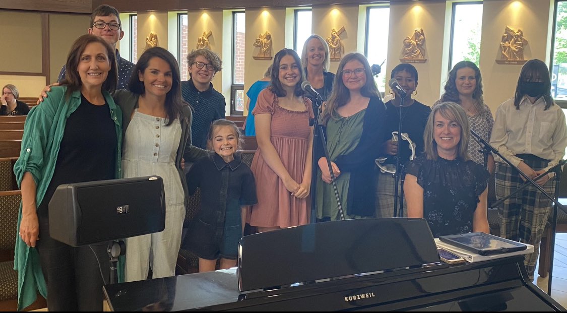 Members of our school choir were the music ministers at Mass this morning at Holy Trinity Parish.  What a wonderful way to be together in faith!   ••Home~School~Parish••
<a href="/LDCSB/">London District Catholic School Board</a> <a href="/DOL_ca/">Diocese of London</a>