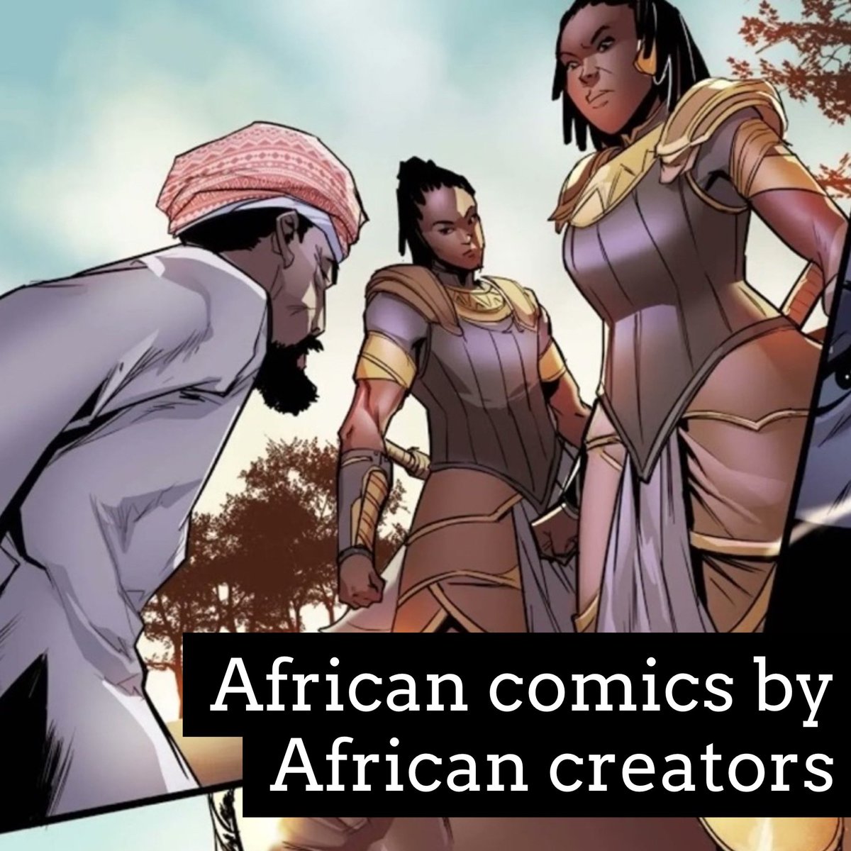 <a href="/hood_naturalist/">Corina Newsome, M.Sc.</a> We are a Black owned comic book company publishing stories inspired by African history &amp; mythology! A simple share costs $0 &amp; our next supporter maybe on your timeline. Retweet to help us spread the word &amp; connect us with families looking for our work! thank you!!! 🙏🏽🙏🏽🙏🏽