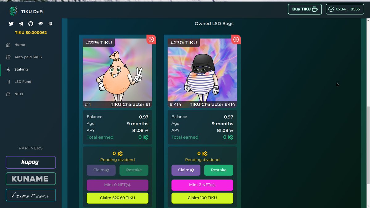 TIKU DeFi – #1 sustainable reward ecosystem on KCC tweet media
