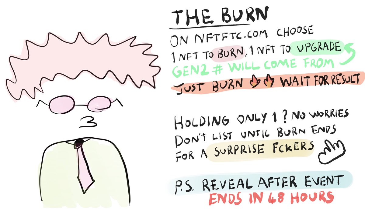 Informative tweet fckers 🖕

Join our space to know when burn begins 🔥