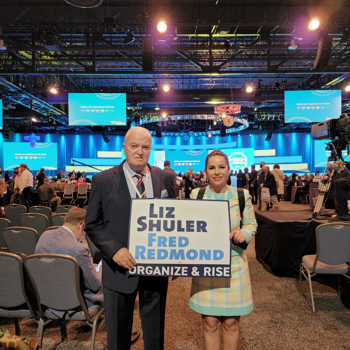 Rrjeti1's tweet photo. #AFLCIOConv 
#LizShuler https://t.co/oMdS0g9QmG