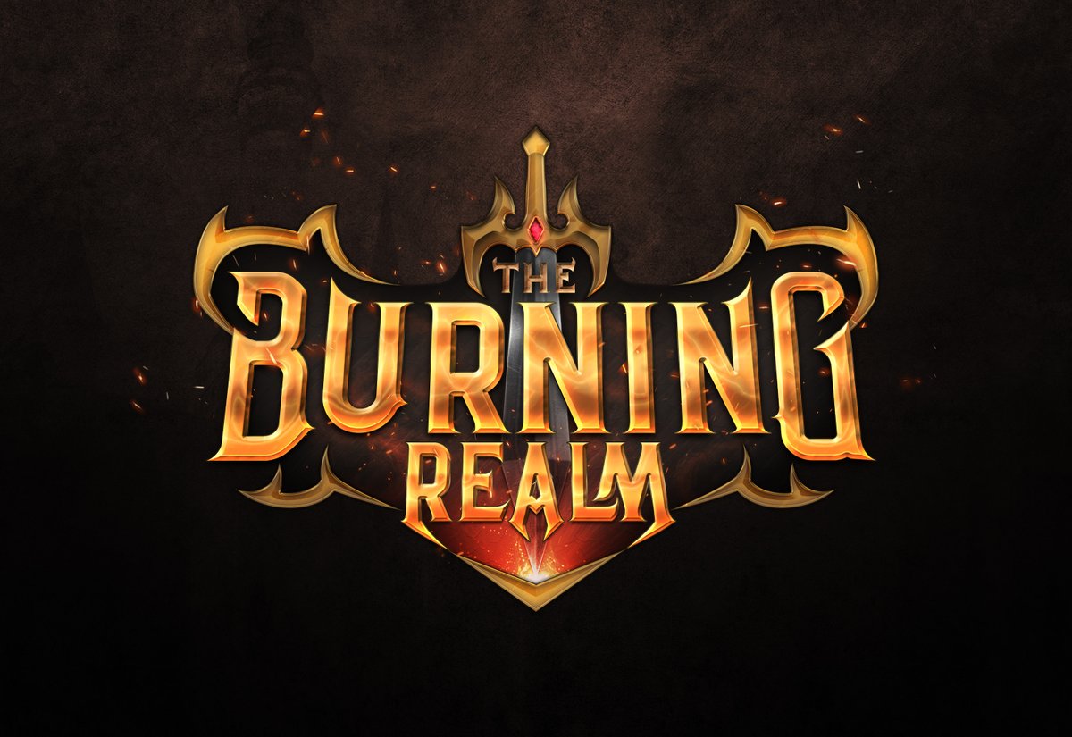 TheBurningRealm's tweet photo. What do you think of our new logo design? 

#gamedev #PLAYTOEARNGAMES #P2E #GameFi‌ #videogames https://t.co/eCrs4ecCh8