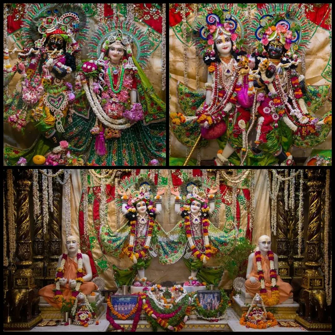 vrajaviharinis's tweet photo. 🤩😍DAILY DARSHAN😍🤩
(Iskcon Vrindavan)
(Iskcon Mayapur)
(Iskcon Pune)
(Iskcon Kolkata)
#lordkrishna #srimatiradharani #panchatatwa #jaijaganathdev #jaisubhadramaharani #jaibalaramdev #dailydarshan #auspicious #beauty #jaigaurnitai #jaigirirajbhagvan #jaisrinrishangadev #Iskcon https://t.co/VPGWdUCjj6