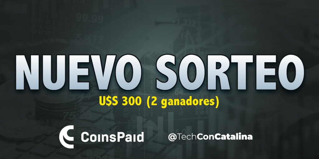 ⚡️⚡️ULTIMO SORTEO⚡️⚡️

Junto a <a href="/coinspaid/">CoinsPaid</a> regalamos $300 usd para 2 ganadores.

Para participar:

1⃣. Dale like y Re-Tweet
2⃣. Etiqueta a 2 amigos
3⃣. Únete a su comunidad aquí: bit.ly/3N6mgom 

🍀 EXITOS a todos