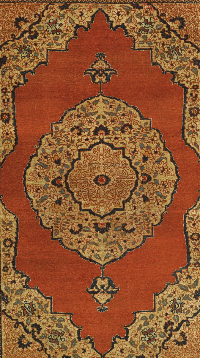 pcollection_p's tweet photo. 120 years old, Antique Tabriz Persian carpet! 

Newcomers to rugs inspired by Hadji Jallili (Haji Jalili) rugs will find this the ideal entry point to unique aesthetic of this Tabriz weaving tradition. https://t.co/dK3EwHzfej