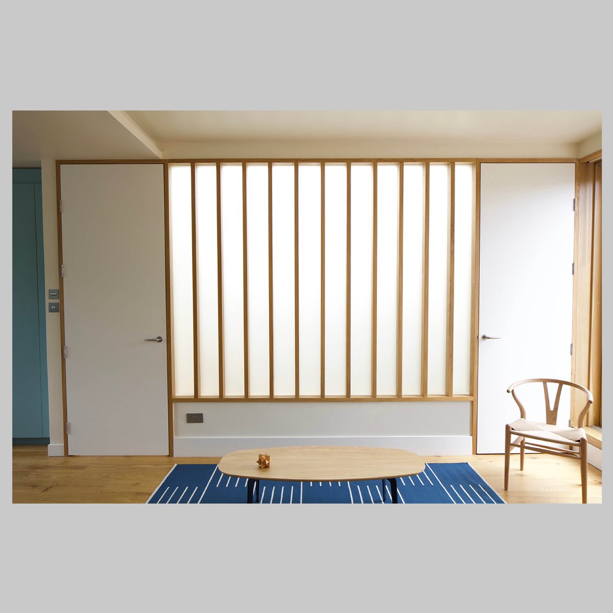 wickham_design's tweet photo. A project from a few years ago in #MaidaVale We refurbished the apartment and installed a new open tread stair and lantern like screen to the living room to bring light in. 
#architect #architecture #london #design #home https://t.co/0DdI4HIekE