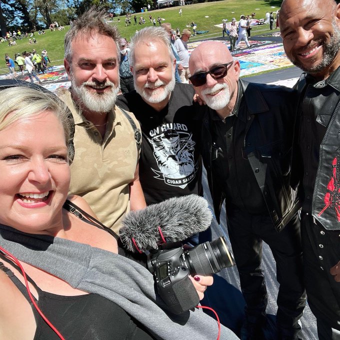 1 pic. 35th anniversary of the AIDS quilt - amazing, moving, inspirational shoot for @OnGuardSalon @KristoferWeston