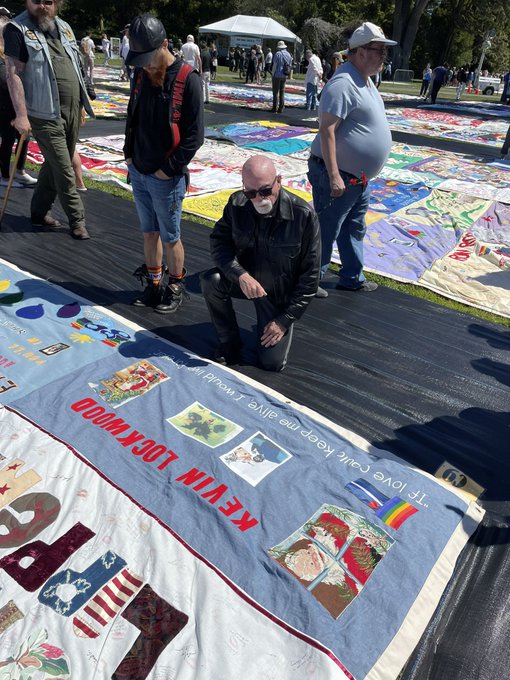 3 pic. 35th anniversary of the AIDS quilt - amazing, moving, inspirational shoot for @OnGuardSalon @KristoferWeston