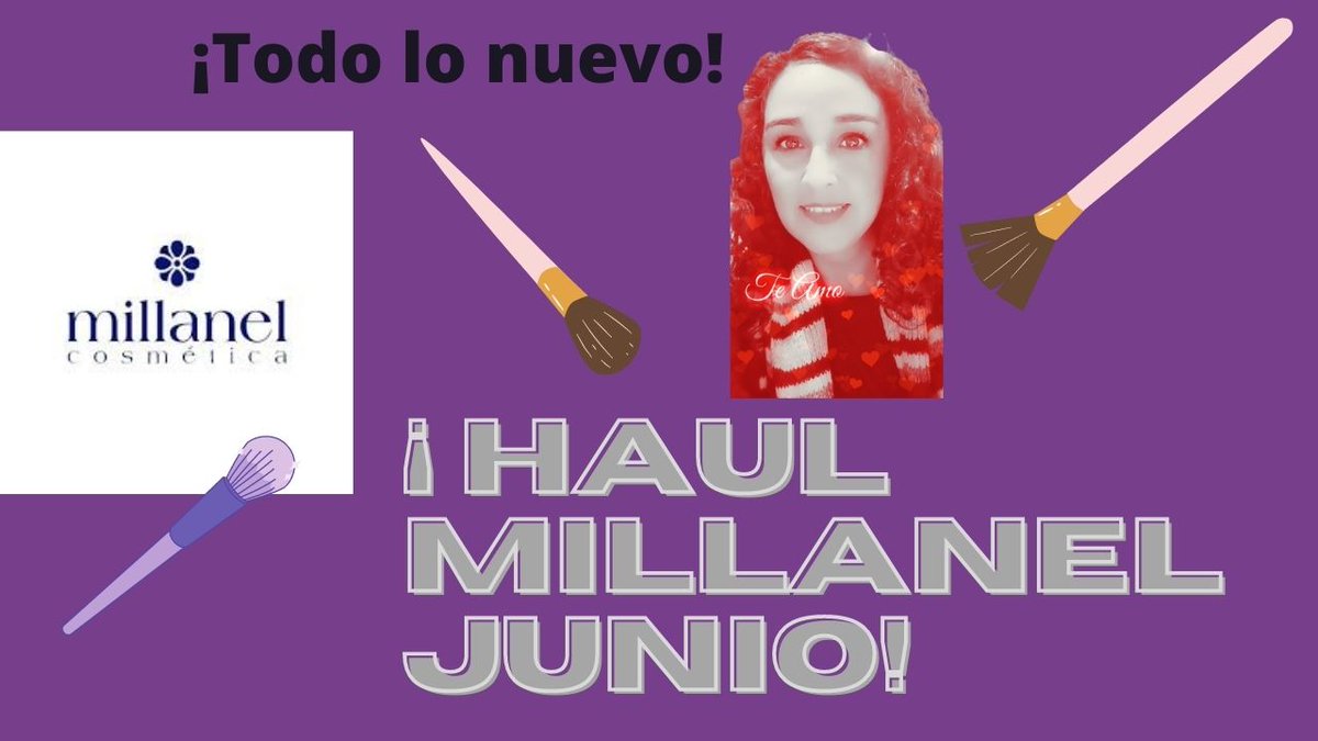 anafringes's tweet photo. Ya podés pasar por mi canal!!!! 
Haul Millanel Junio + SORTEO VIGENTE! https://t.co/EUm7jagAwG a través de @YouTube https://t.co/e9VAnkP4k7