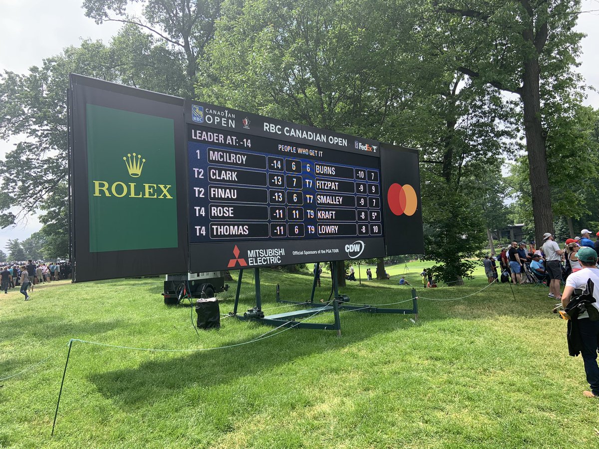 TorontoStar's tweet photo. Theyโve been saying it all weekend and itโs true. What a leaderboard. #StarBlog https://t.co/xiGIsW0Hg3
