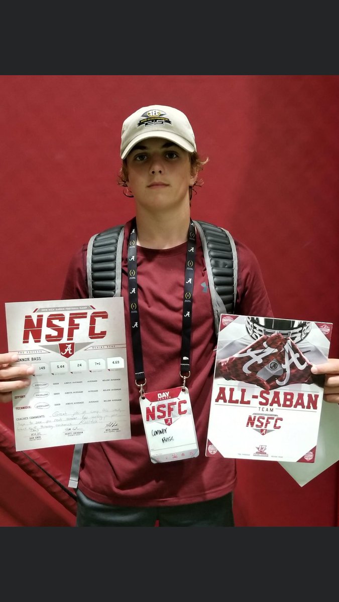 SRB1014's tweet photo. @bassconnor11  class of 2023 let’s get it nature boy #14 https://t.co/snqgoMJ5Vg