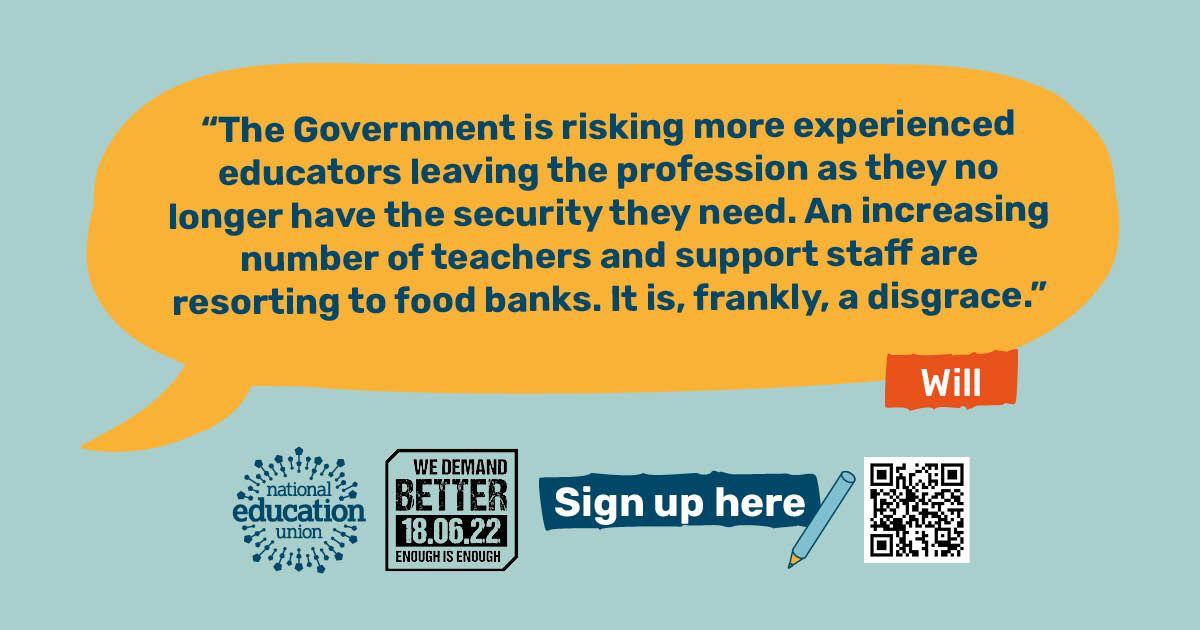 SOSBirmingham's tweet image. Teachers are leaving at an alarming rate! Fair pay and decent working conditions are not too much to ask! #June18th #WeDemandBetter Make sure you're in London to make your voice heard!