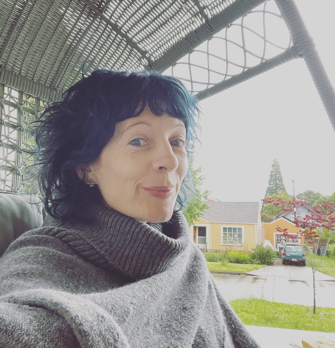 smbrander's tweet photo. It me, sitting on my porch in mid-June wearing a wool shawl.
Climate change comes in many flavors. At least wildfire season might be less intense this year! #PNWspring โ๏ธ ๐ง #waterwatereverywhere https://t.co/FlHoaU048Y