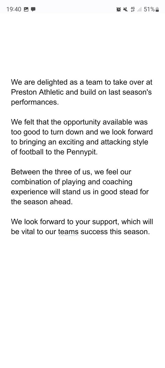 Preston Athletic Football Club tweet media