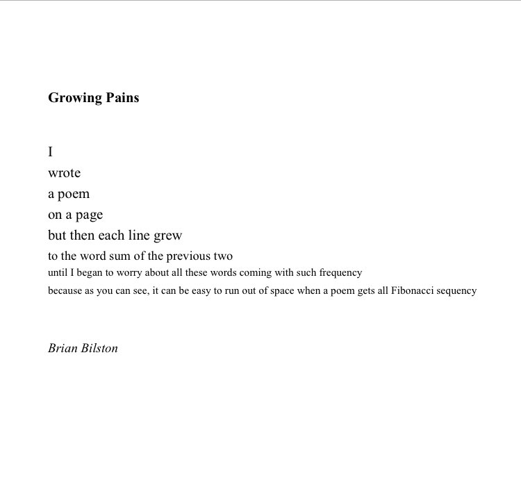 SarahMarieFitz's tweet photo. There's nothing better than punny poetry 😁

Poet: @brian_bilston https://t.co/MEh8hbU8GX