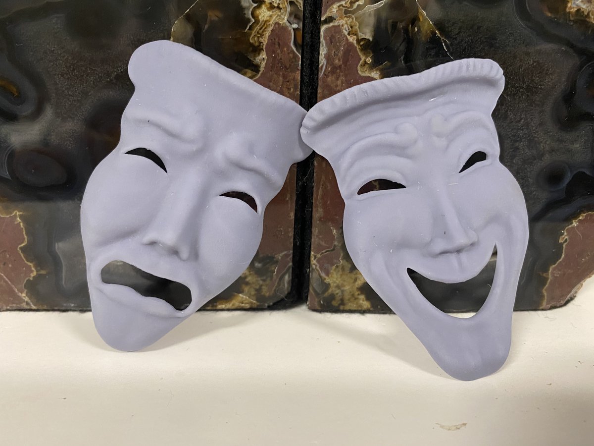 SirTanninator's tweet photo. I was scrolling through #Thingiverse today when I saw these models and decided to #3dprint them. They are two variations of #scp035 and I think they came out quite well. Both of these models were designed by the same person and you can find them here: https://t.co/6VhMQre8W6 https://t.co/nsGkZdkMMH