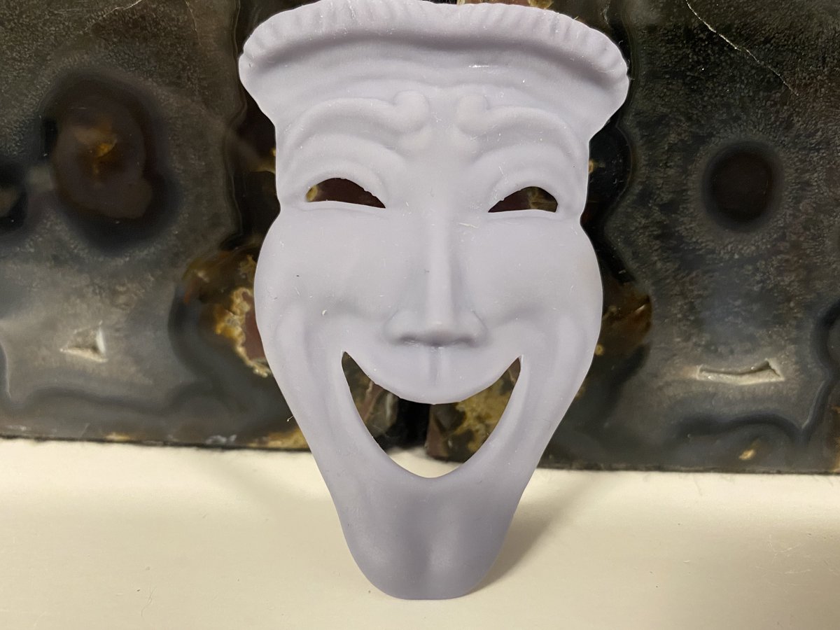 SirTanninator's tweet photo. I was scrolling through #Thingiverse today when I saw these models and decided to #3dprint them. They are two variations of #scp035 and I think they came out quite well. Both of these models were designed by the same person and you can find them here: https://t.co/6VhMQre8W6 https://t.co/nsGkZdkMMH