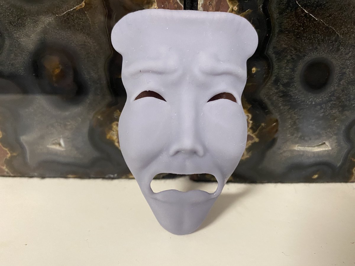 SirTanninator's tweet photo. I was scrolling through #Thingiverse today when I saw these models and decided to #3dprint them. They are two variations of #scp035 and I think they came out quite well. Both of these models were designed by the same person and you can find them here: https://t.co/6VhMQre8W6 https://t.co/nsGkZdkMMH