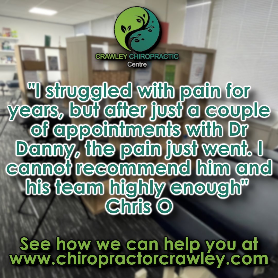 So many people have been helped out of pain at Crawley Chiropractic Centre.

Find out how we can help you.

chiropractorcrawley.com

#chiro #chiropractic #crawley #painfree