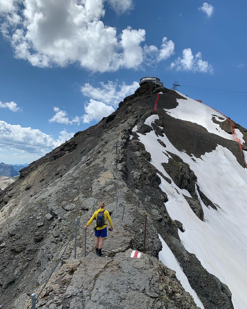 johannavarner's tweet photo. I’m not an @ahsheadache attendee but @kathleen_digre is my mother! We are in the #swissalps trying to #outstepdigre by climbing a mountain. Even if we failed today, I’ll bet we got more vertical- 4500’ #outclimbdigre #mymomisawesome #justtrytokeepupwithher #itshard https://t.co/Jz1mOicG9i