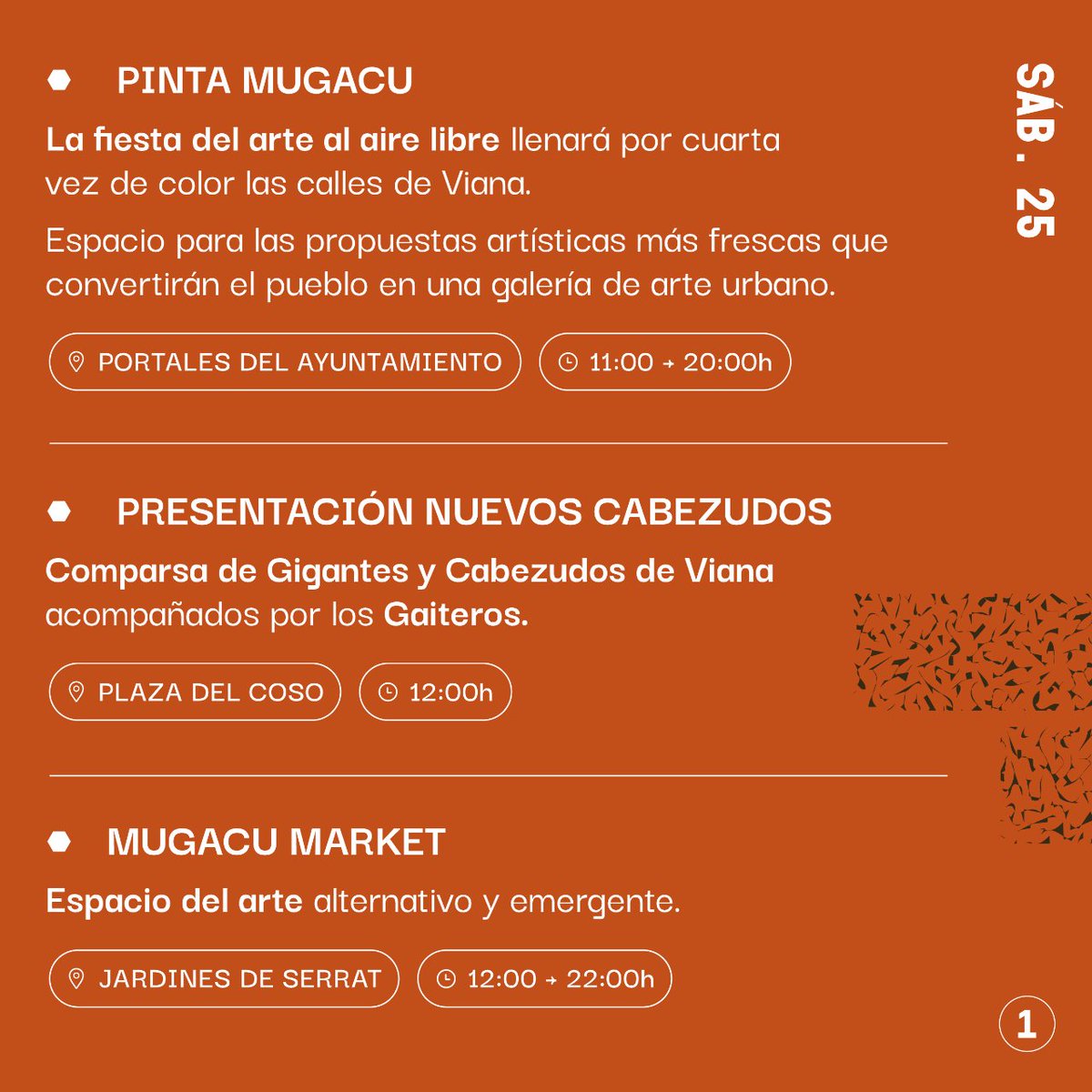 HontzaP's tweet photo. Está es la programación del MUGACU FEST2022 para el sábado 25 de junio.
🎟Info&amp;Entradas: https://t.co/BkTX3xEAtl
#concierto #musica #festival #verano #festivales #viana #navarra #music #mugacu #mugacufest #gastronomia #cultura
#nafarroa https://t.co/UsedP7a7up