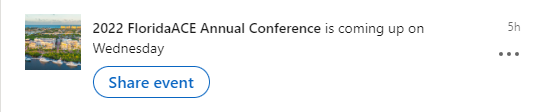 tommeyliang's tweet photo. Pain I'm not attending the first in-person @Florida_ACE Annual Conference since 2019 (my first and only in-person). Hopefully in 2023 I'll be back. Joyful for everyone who's able to attend and support the association. https://t.co/bc577BFPdt