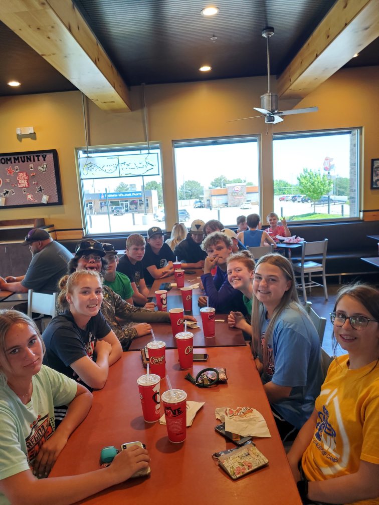 Pre-Camp lunch all checked in ready to go.  <a href="/tregoeagles/">Trego Golden Eagles</a> #begolden
