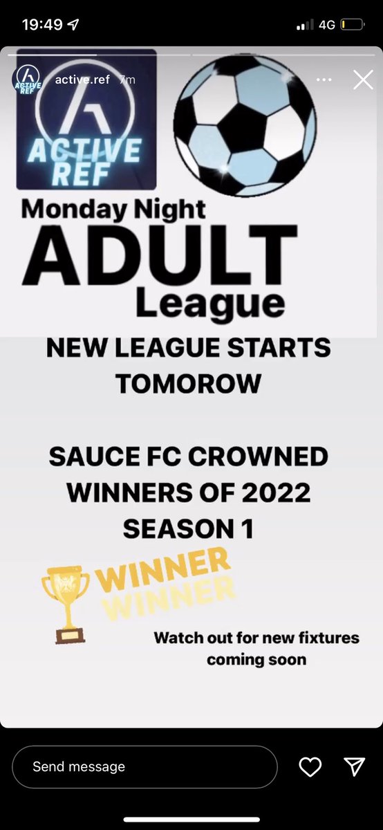 First season in the league, the lads have only gone and won it🏆😍 #champs