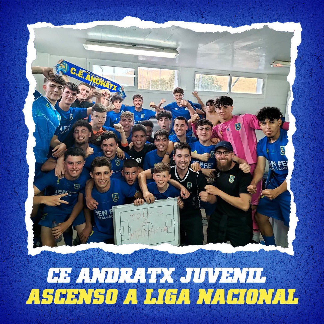 👏👏👏👏👏👏👏

*¡¡YA ES OFICIAL… *

*EL JUVENIL ES DE NACIONAL*

✔️ Hemos hecho historia, y tras un magnífico año el equipo sube a Liga Nacional Juvenil. 

🔝 Un año para disfrutar con los mejores… no hay límites!!!
Vamos gallos🐓🐓🐓🐓🐓
