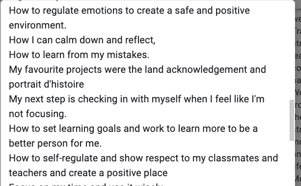 rolat's tweet photo. 3) Learning #entrepreneurial #SDGs Social action too. #identity of their voices matters for report card comments especially their next steps. Momments of #joy and #pride. #asessment for #learning @MrsBaileyOCSB https://t.co/Y52QOxrZX6