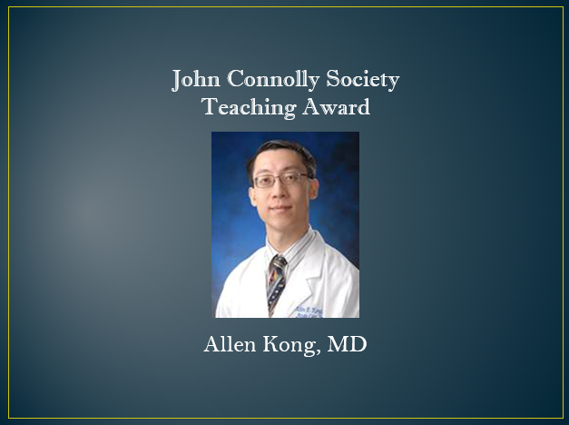 UCIrvineSurgery's tweet photo. Each year, our trainees take a moment to reflect on the John E. Connolly Teaching Professor of the Year for commitment to #teaching, #mentorship, research, and #surgical excellence. Thank you Dr. Allen Kong for your commitment to surgical teaching and #mentorship!! #JECSS https://t.co/JWugylQOuF