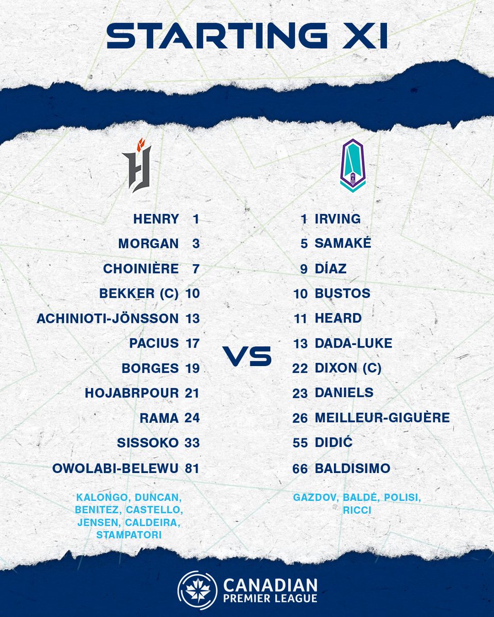CA_AtHome's tweet photo. 🇨🇦 @CPLsoccer
Team news is in for #FORvPAC!
Stay tuned to this thread for updates throughout the match and join us on the @CA_SoccerChat!
⏰: 4:00pm ET | 1:00pm PT
📺: OneSoccer, FuboTV, TELUS ch. 980
#ForgeFC #ForTheIsle | #CanPL
📸: @CPLsoccer https://t.co/vZMAEkbiGs