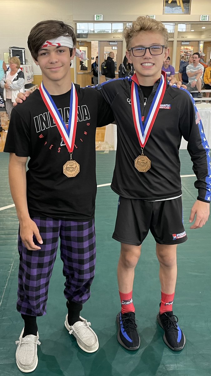 iswausaw's tweet photo. 𝟏𝟒𝐔 𝐅𝐑𝐄𝐄𝐒𝐓𝐘𝐋𝐄 𝐃𝐔𝐀𝐋𝐒

Congratulations to our two ALL-AMERICANS for going 8-0

110lbs Braylon Reynolds 
125lbs Thomas Gibbs https://t.co/uFC1IdT0eF