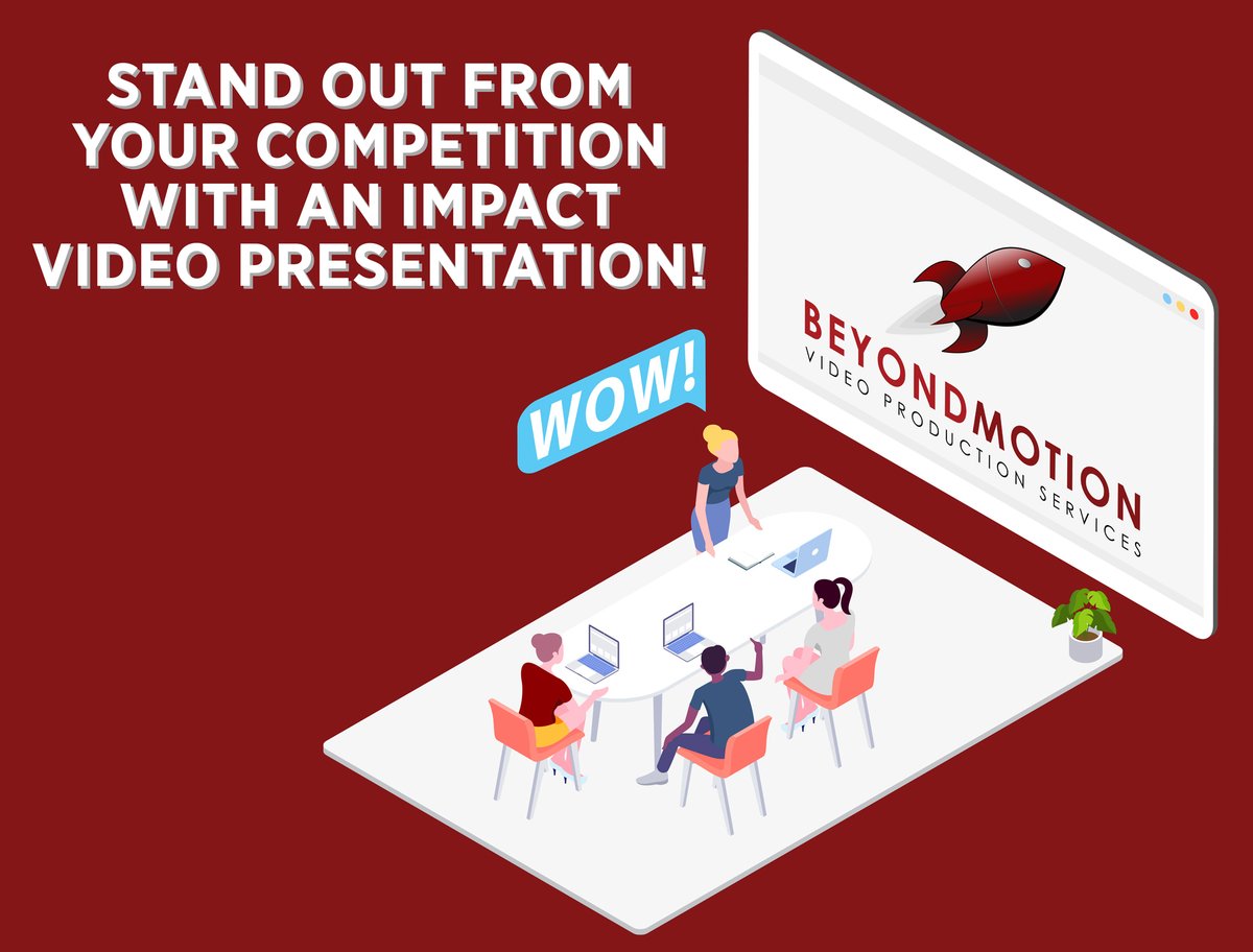 beyondmotion's tweet image. Stand out from your competition with an IMPACT Video Presentation!

Ask yourself “will my target audience care?” If the answer is "no" chances are your video is not providing any value and will not help your presentation.

beyondmotion.com we can help create what you need.