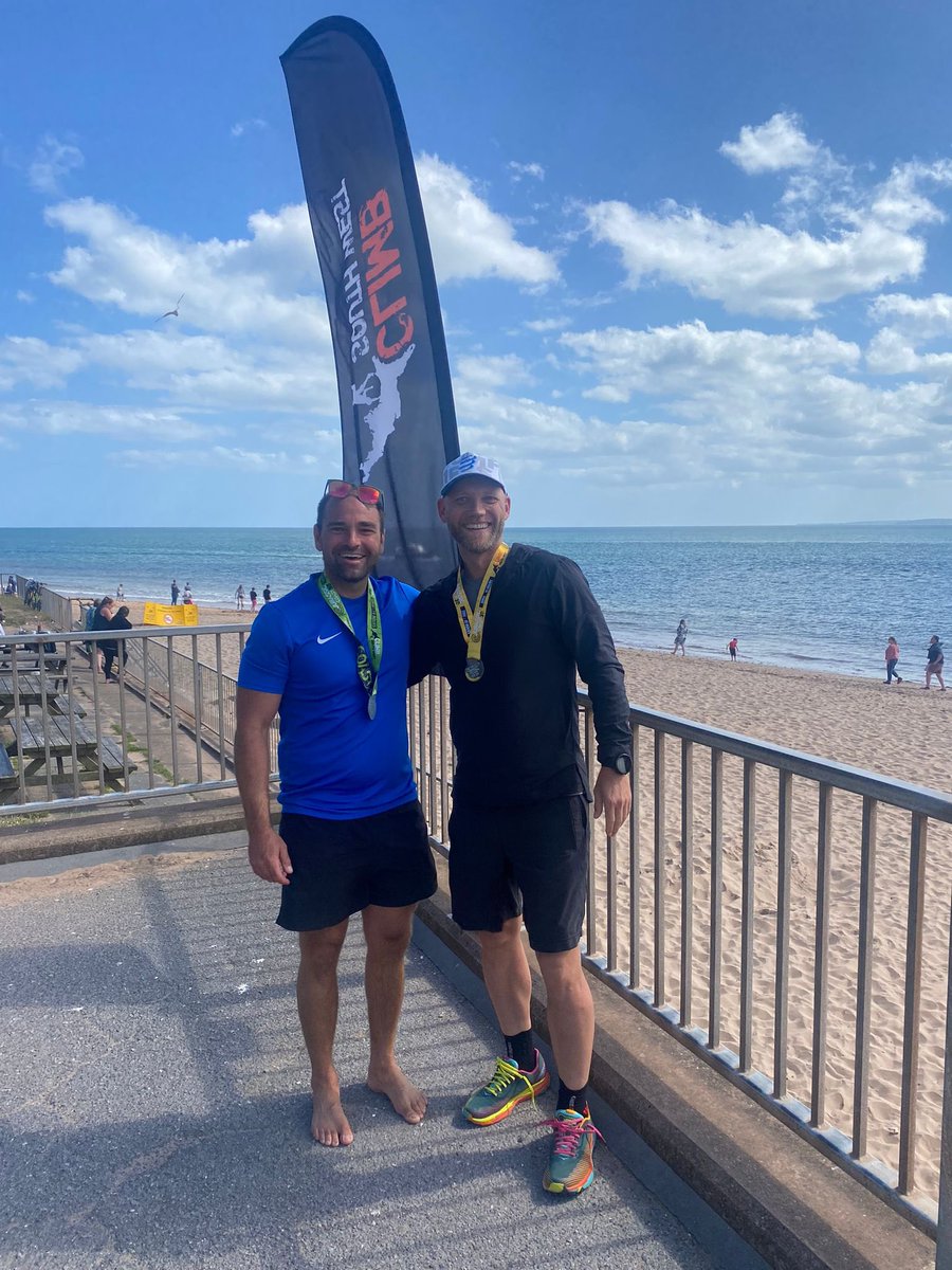 Completed, 50k run from Lyme Regis to Exmouth, nearly all hills it was brutal! But made it to the end and great to see my ultra buddy again #ultra #run #running #adventure