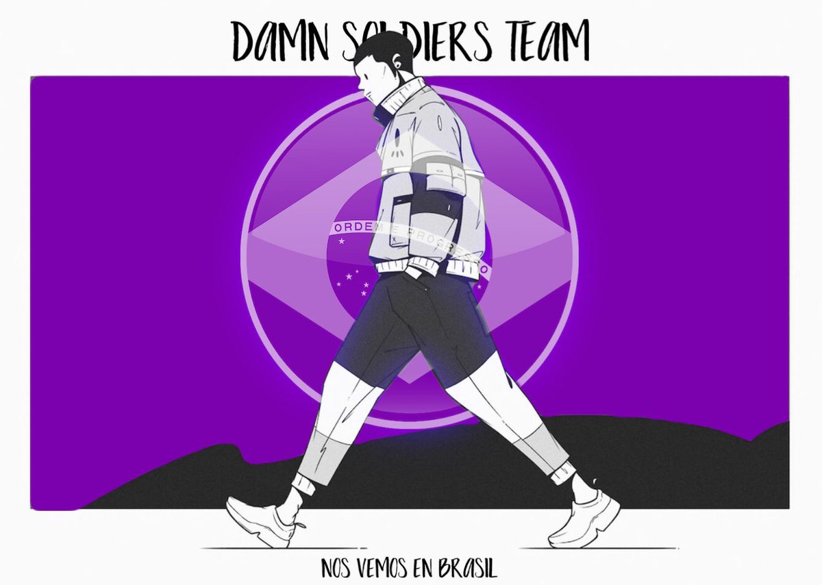Goro_SKOLL's tweet photo. ¡NOS VEMOS PRONTO!
#WeAreDsT #familyDsT💜 #DamnSoldiersTeam https://t.co/piQYF42YiZ