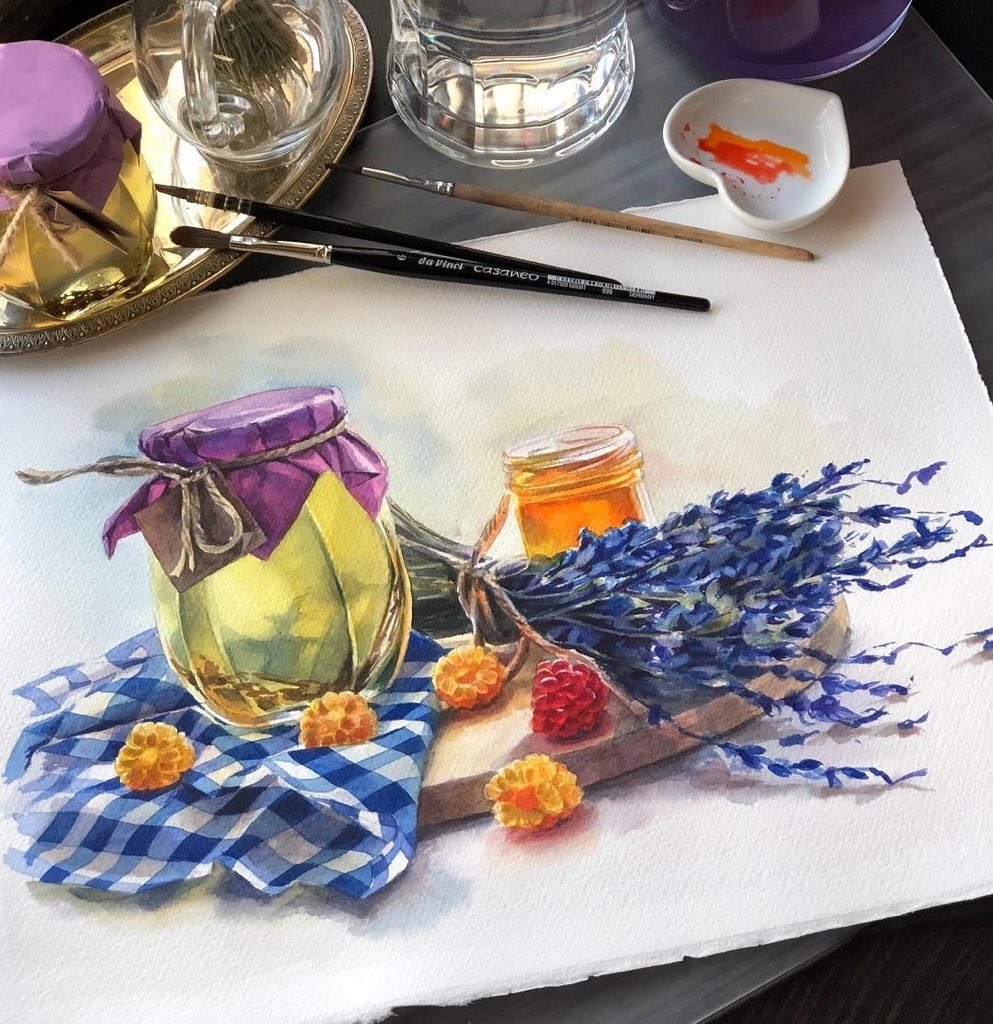 Мария Мишкарева акварель
