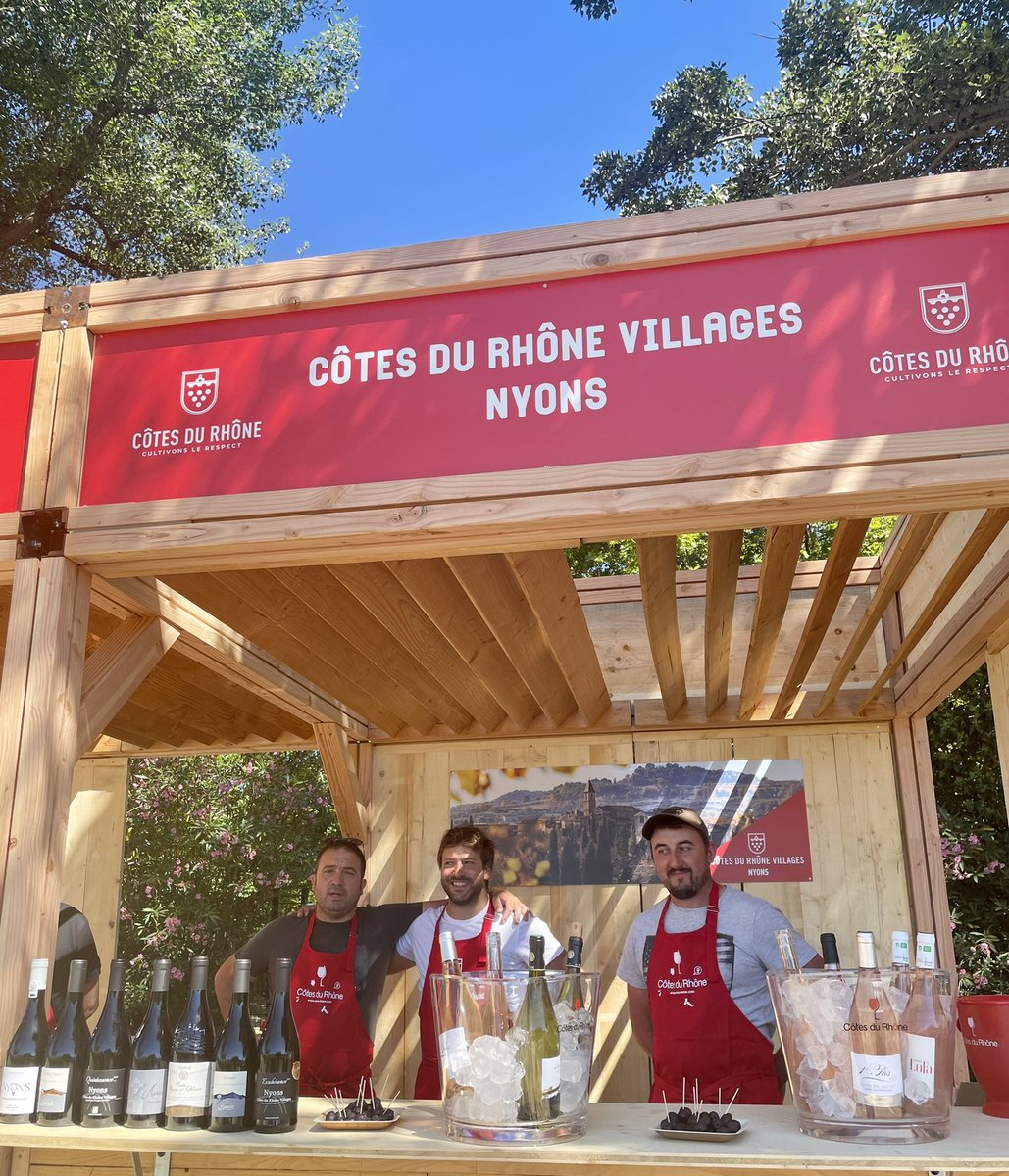 « Live des Côtes du Rhône » Avignon 11/06/2022 #cotesdurhone #nyons #cotesdurhonevillages