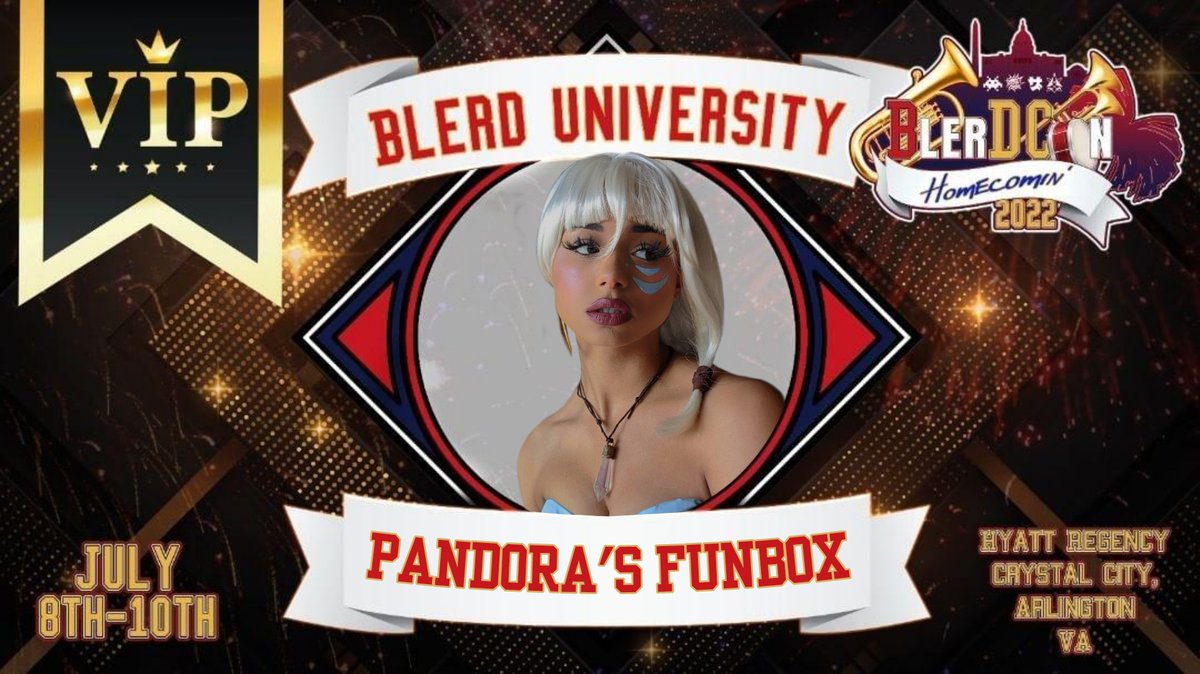 Catch me at @blerdconDC this year! 🥰