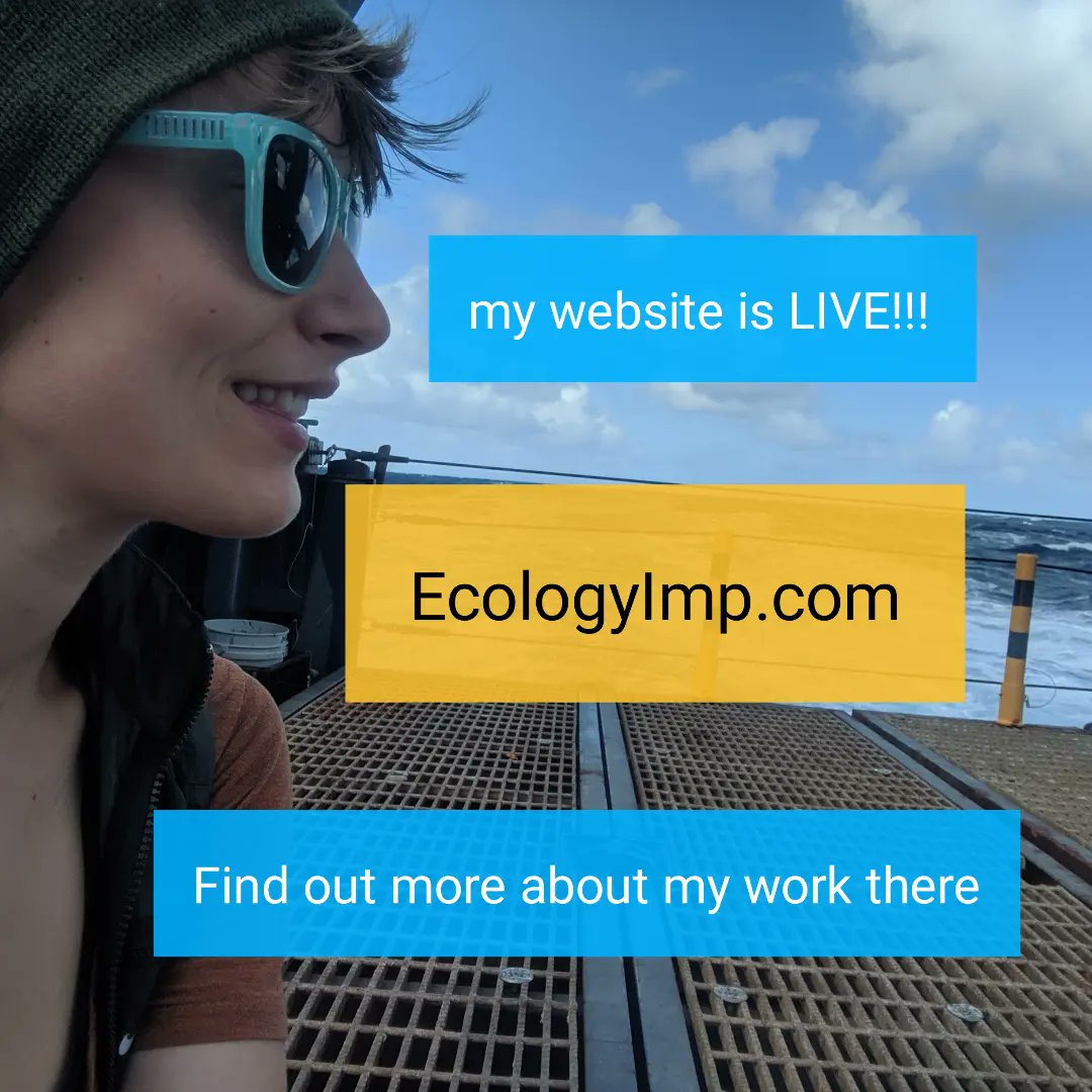 EcologyImp's tweet photo. At long last - https://t.co/xvyDbIuozA is LIVE!!!💥If you're curious about who I am, the work I do or the passion that links them together check it out - maybe there's a project we can collab on?🖖 https://t.co/XK0w73h3e2